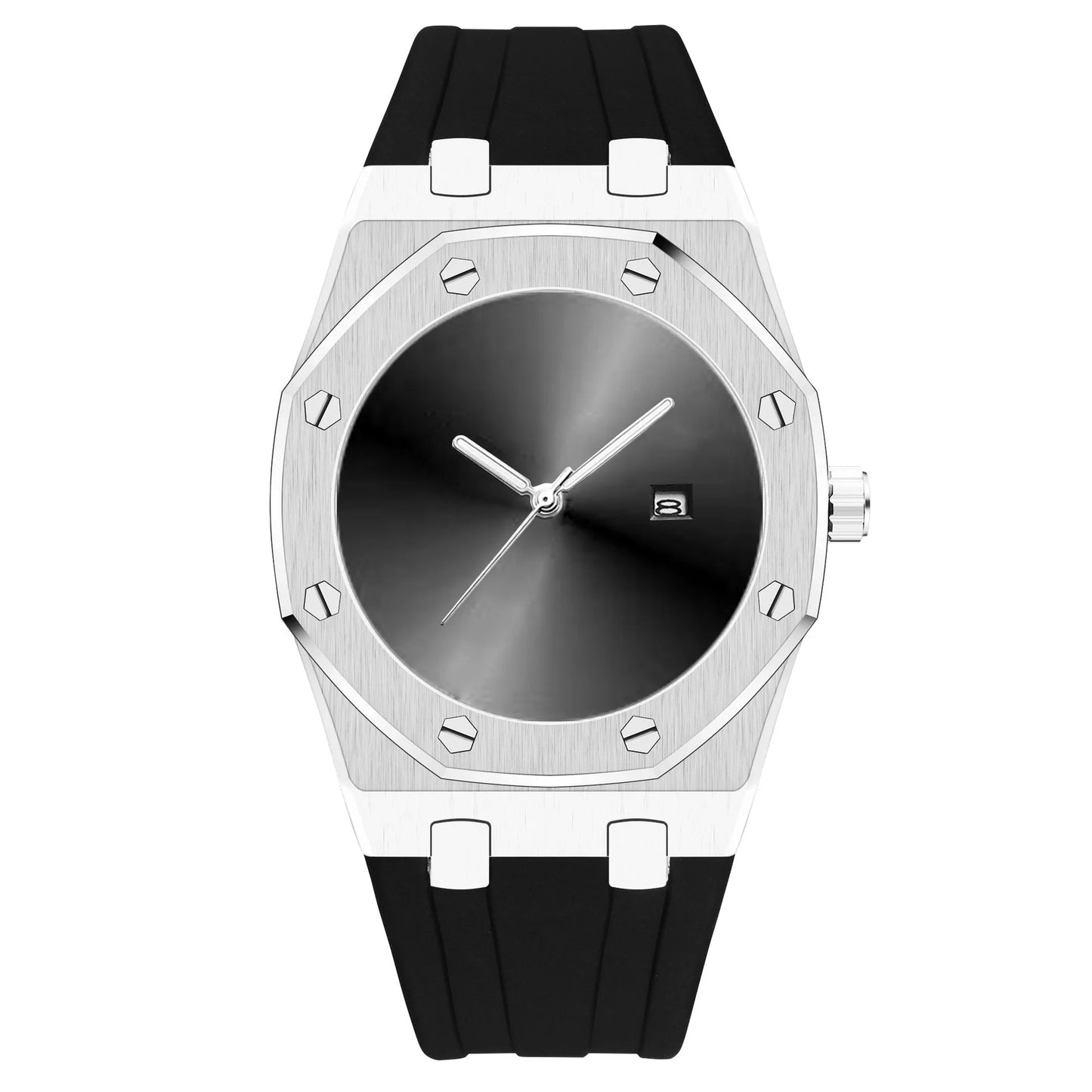 Edelstahl Armbanduhr "Orologio Sportivo Con Cinturino In Gomma no.441" - PITANI