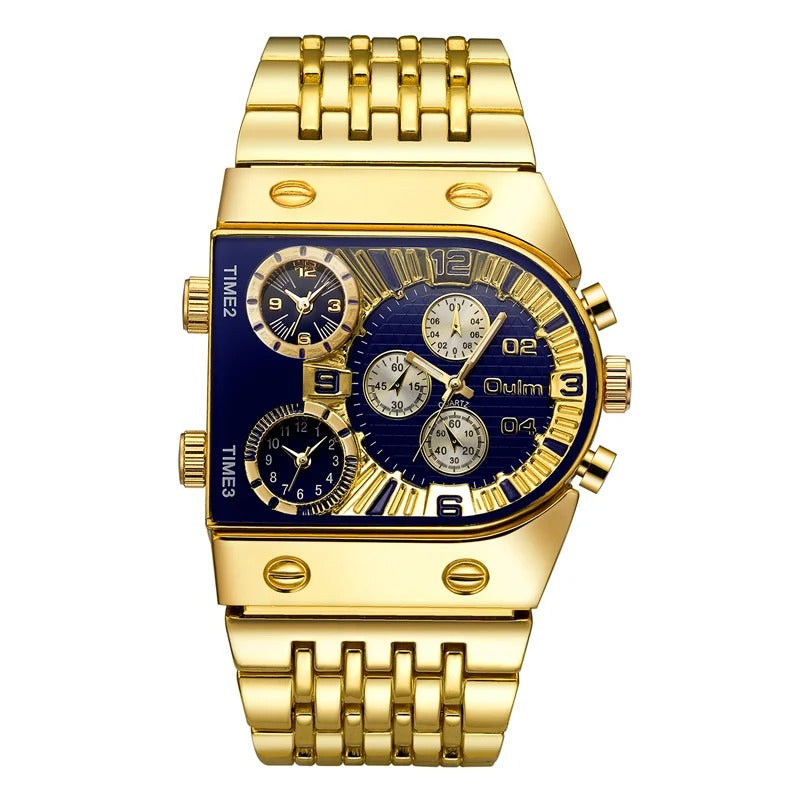 Edelstahl Armbanduhr "Guarda Maschio 3 Volte no.453" - PITANI