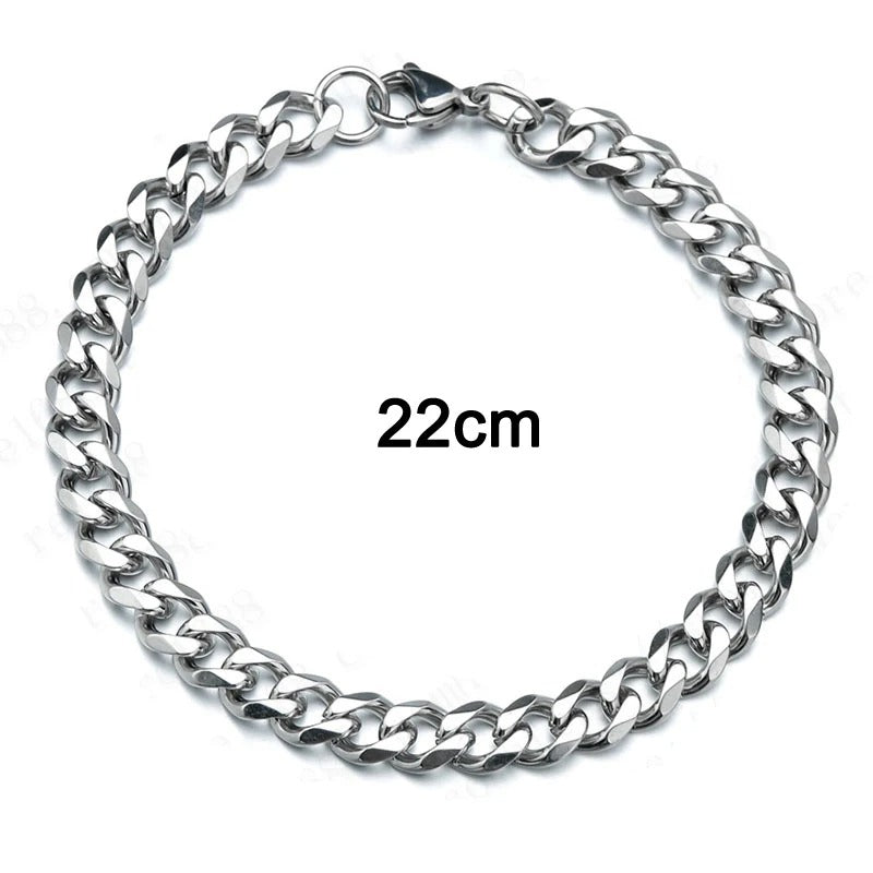 Edelstahl Armband "Bracciale a Catena Cubana no.524" - PITANI