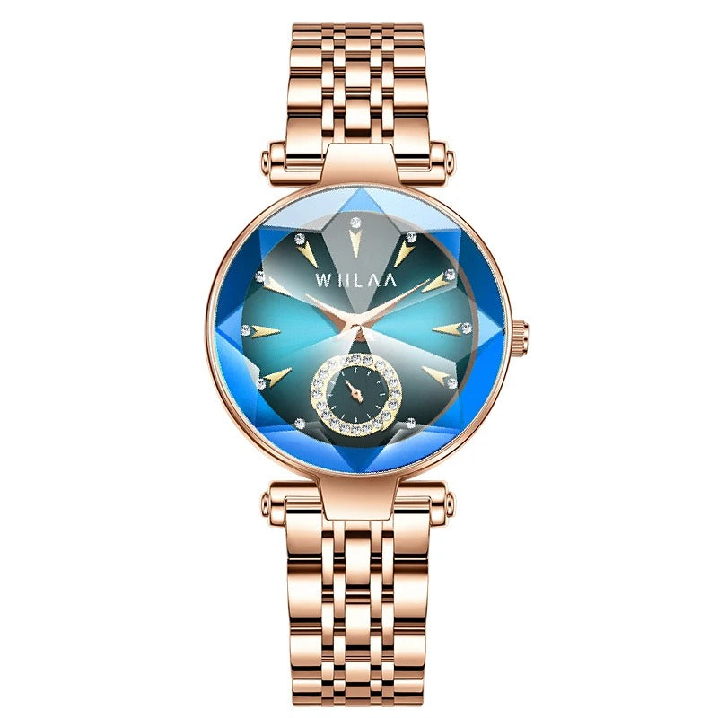 Edelstahl Armbanduhr "Orologio Da Donna Con Strass no.3121" - PITANI
