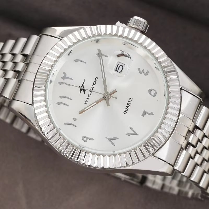 SALE | Edelstahl Armbanduhr mit arabischen Zahlen "Sport casual no.4164" - PITANI