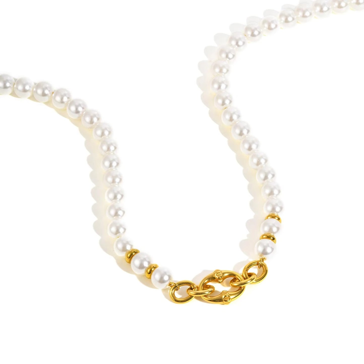 Perlen Halskette "Collana con perline di perle no.4197" - PITANI