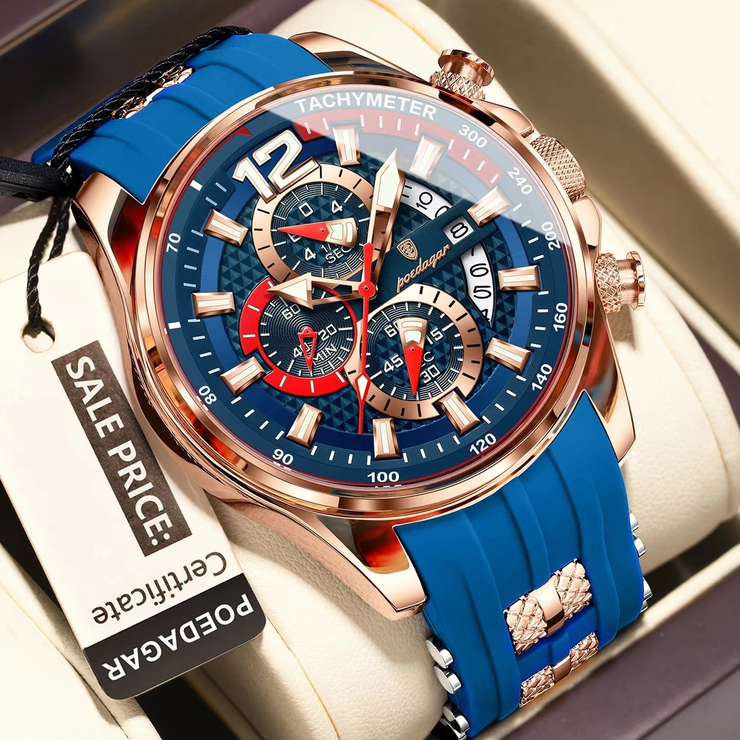 Farbenfrohe Silikon Armbanduhr "Quarzo siliconico no.4160" - PITANI