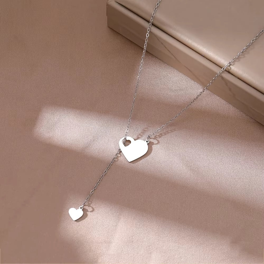 Edelstahl Halskette in Herzform "Ciondolo a cuore dolce no.4237" - PITANI