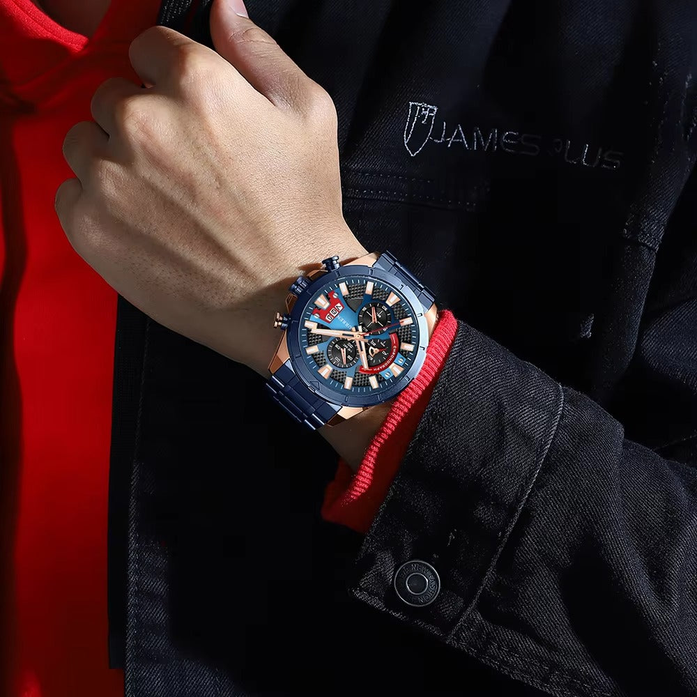 Edelstahl Armbanduhr "Il lusso delle migliori mare belle no.4156" - PITANI