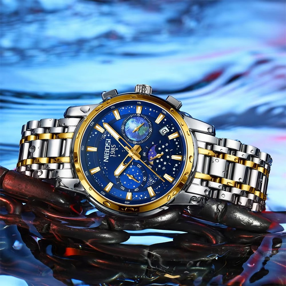 Edelstahl Armbanduhr "Cronografo alla moda al quarzo no.4162" - PITANI