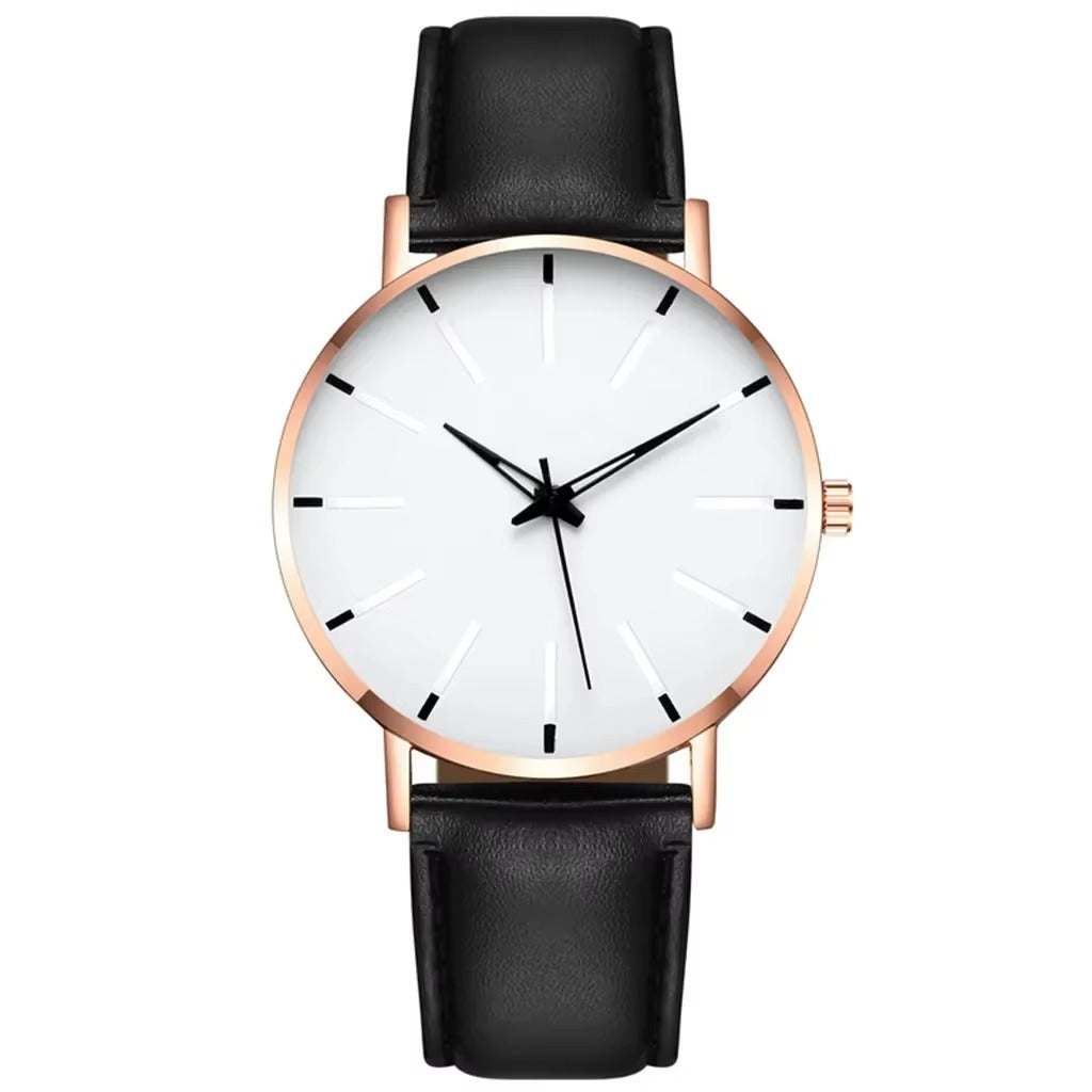 Ultra dünne minimalistische Leder Armbanduhr "Orologi ultra sottili no.4117" - PITANI