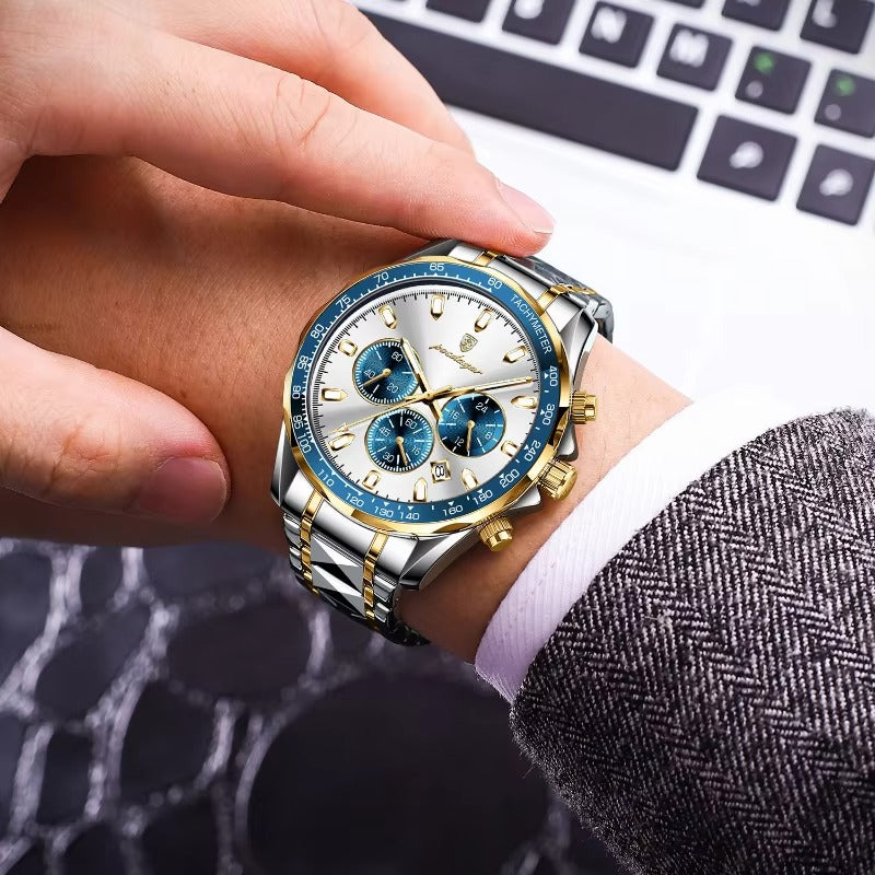Edelstahl Armbanduhr "Orologio da uomo con orologio a lancetta no.4172" - PITANI