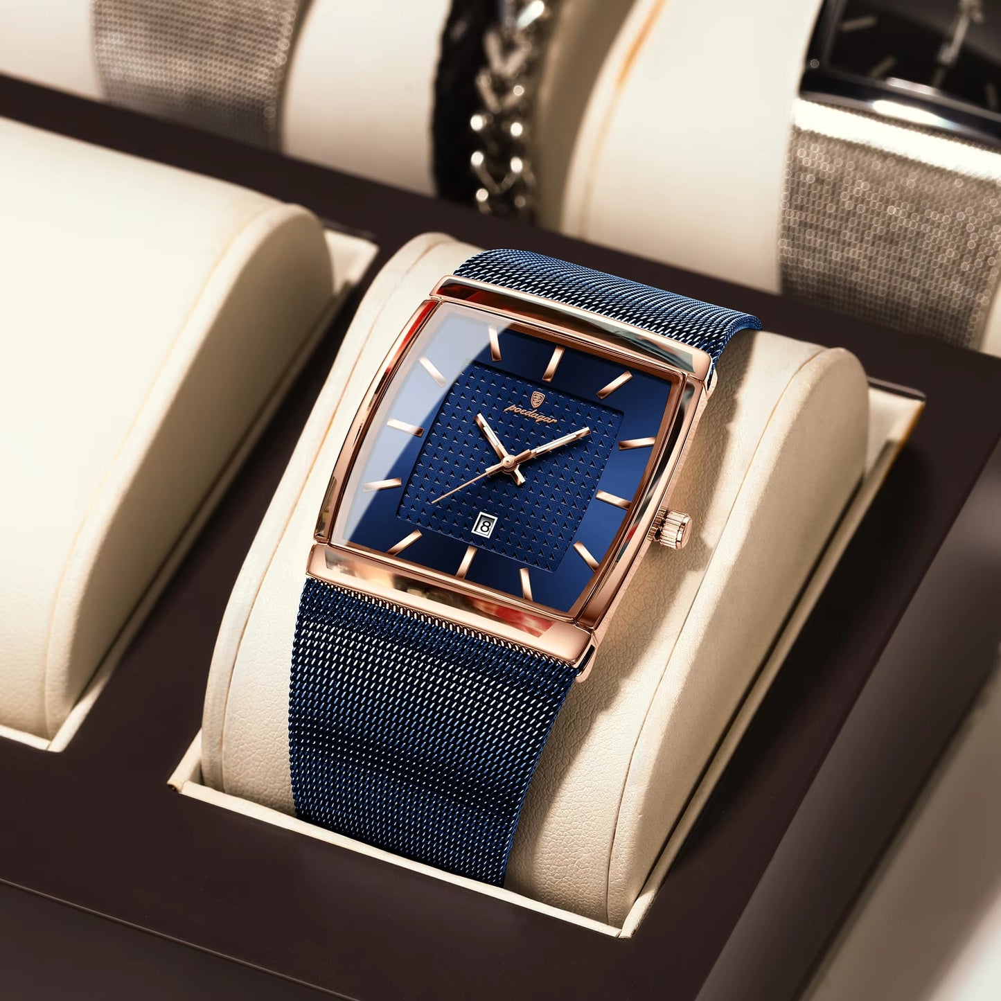 Ultra dünne Quadratische Armbanduhr "Orologio da polso da uomo rettangolare no.4179" - PITANI