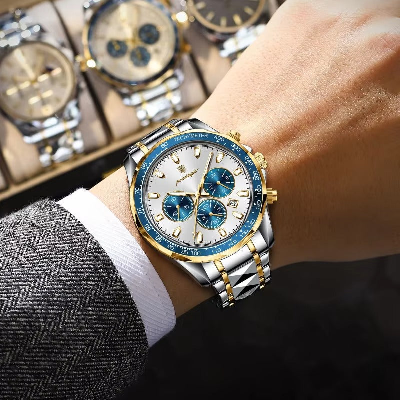 Edelstahl Armbanduhr "Orologio da uomo con orologio a lancetta no.4172" - PITANI