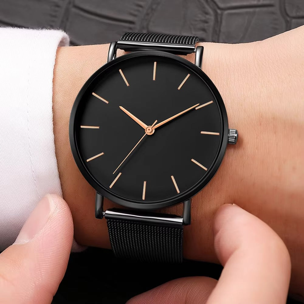Minimalistische Meshband Armbanduhr "Relogio Masculino no.4133" - PITANI