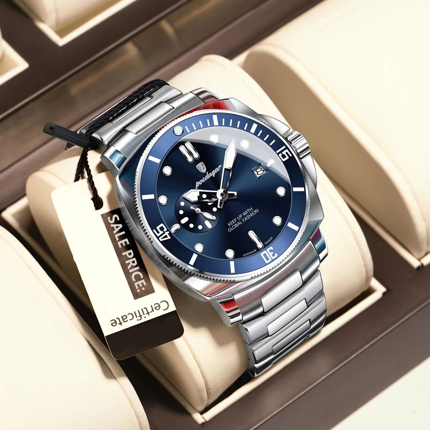 Edelstahl Armbanduhr "Uomo sportivo di lusso no.4178" - PITANI