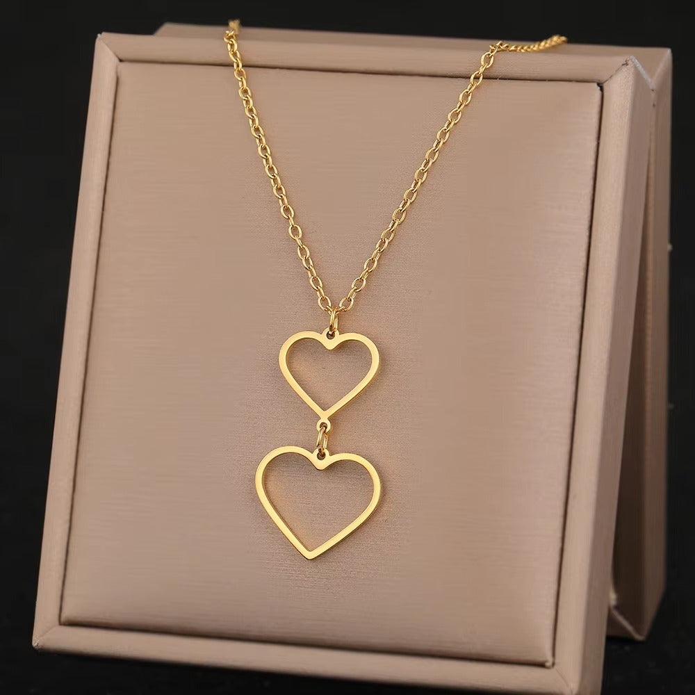 Edelstahl Halskette "Simbolo dell'infinito del cuore no.4238" - PITANI
