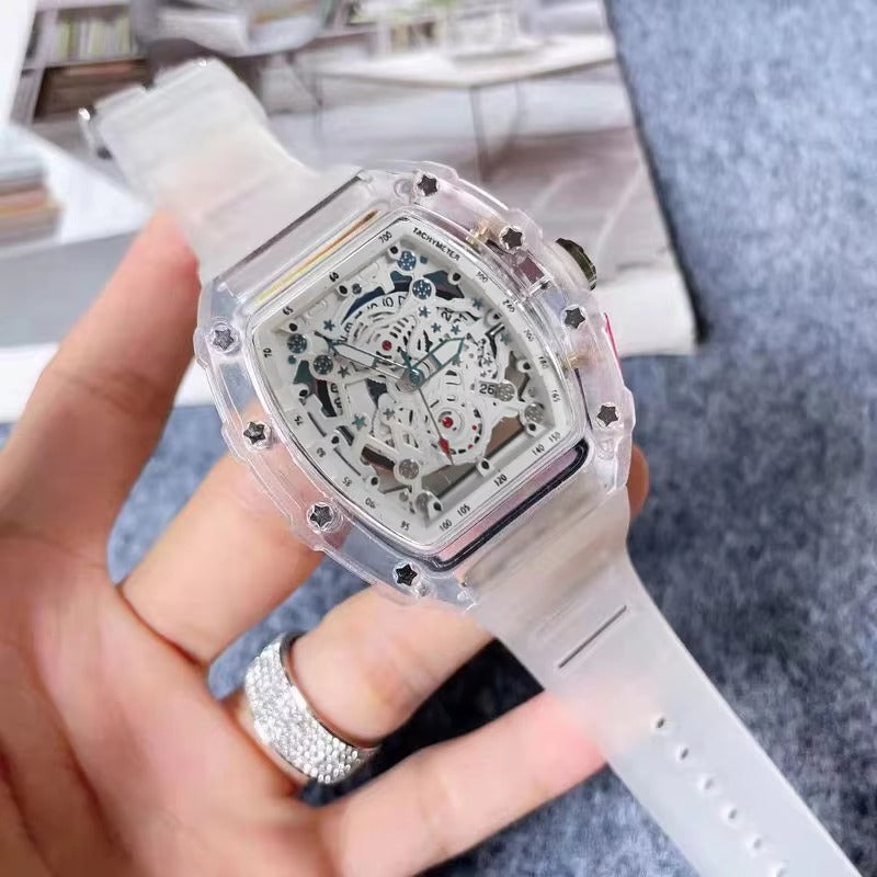 Farbenfrohe Bunte Silikon Armbanduhr "Orologio con luce notturna no.4175" - PITANI