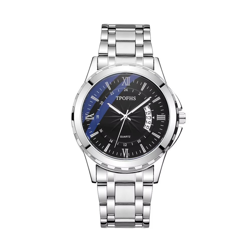 Elegante Edelstahl Armbanduhr "Finestra di luce blu di moda no.4164" - PITANI