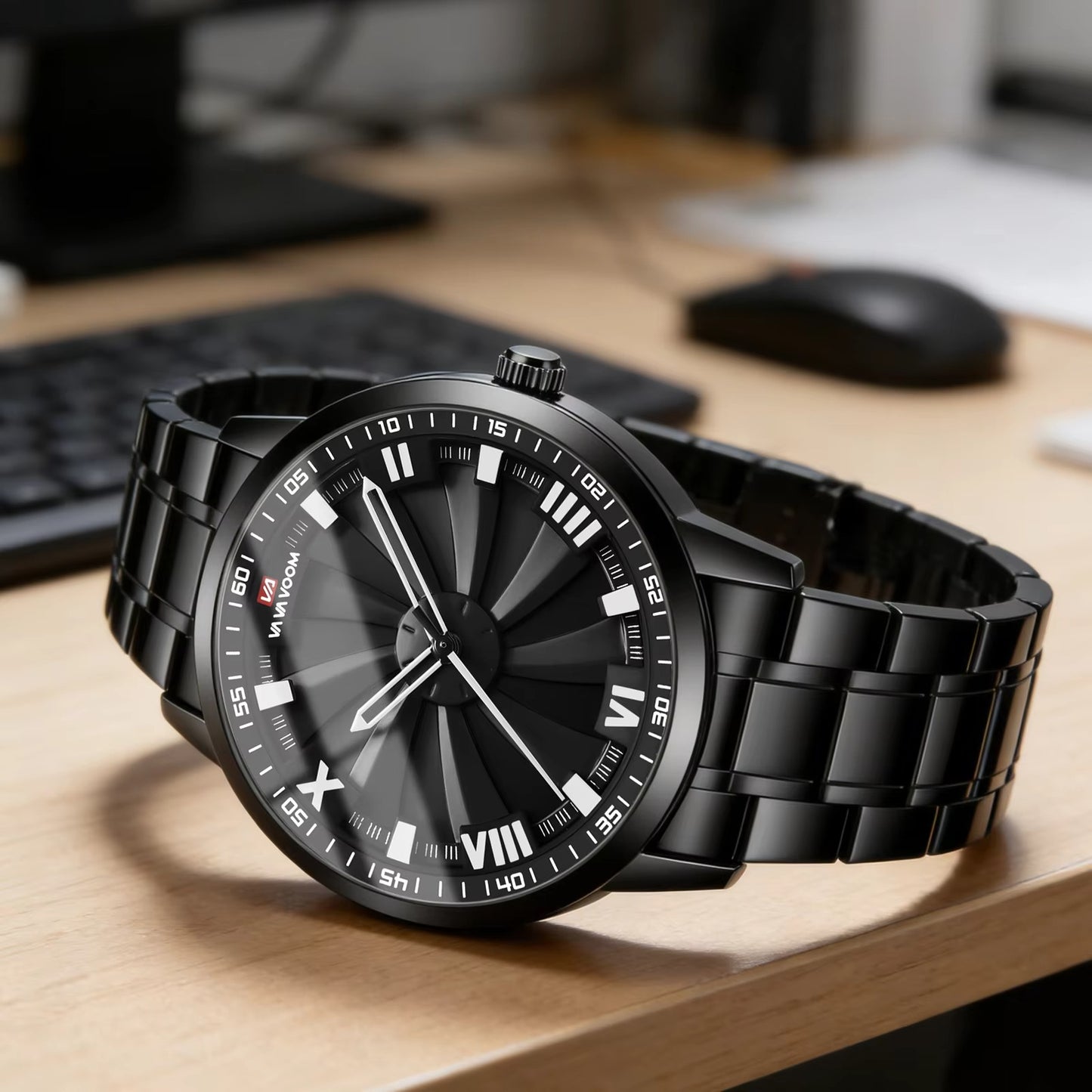 Rotierende Edelstahl Armbanduhr "Ruota rotante no.5256“ - PITANI