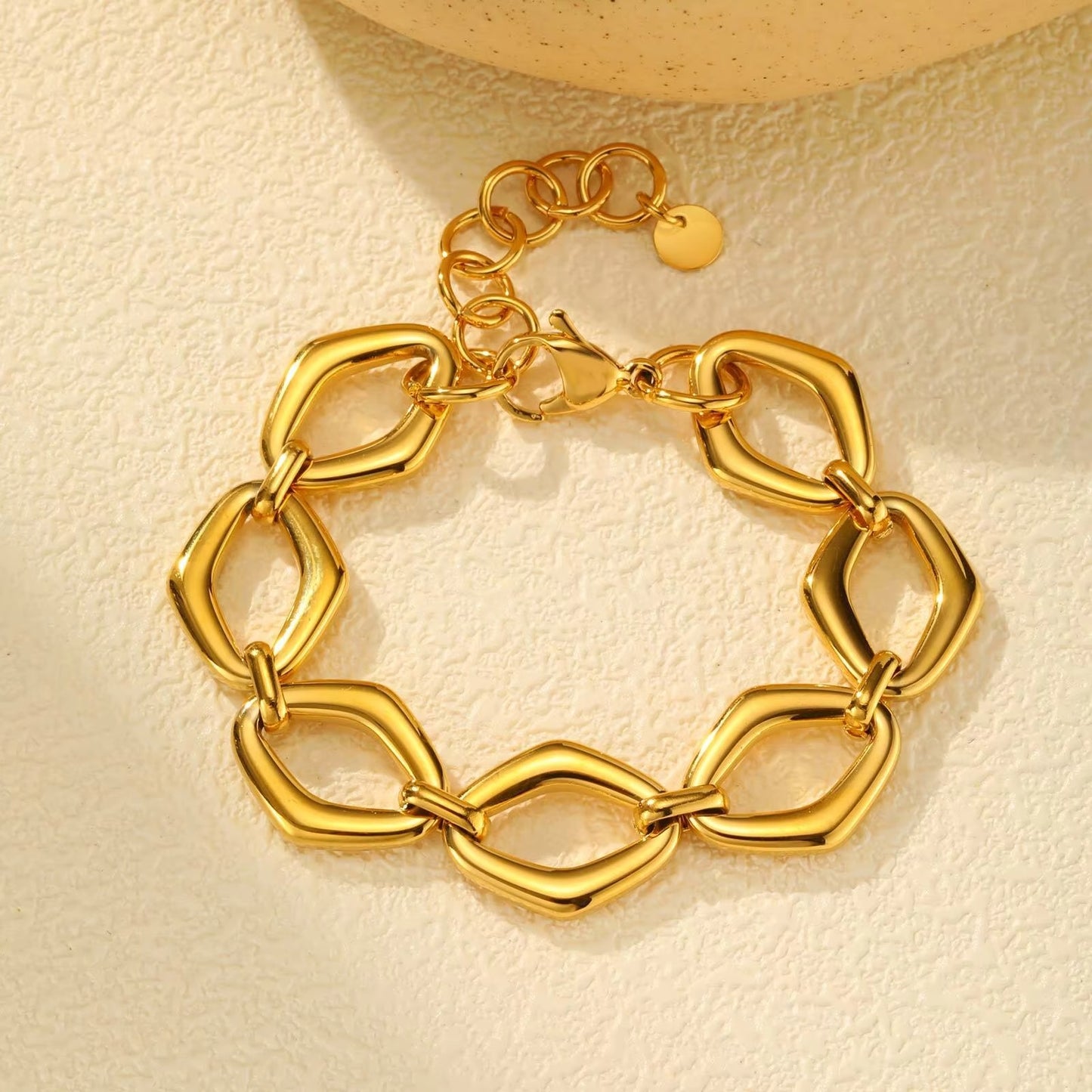 Edelstahl Armband "Bracciale a catena con anello a O no.5324" - PITANI