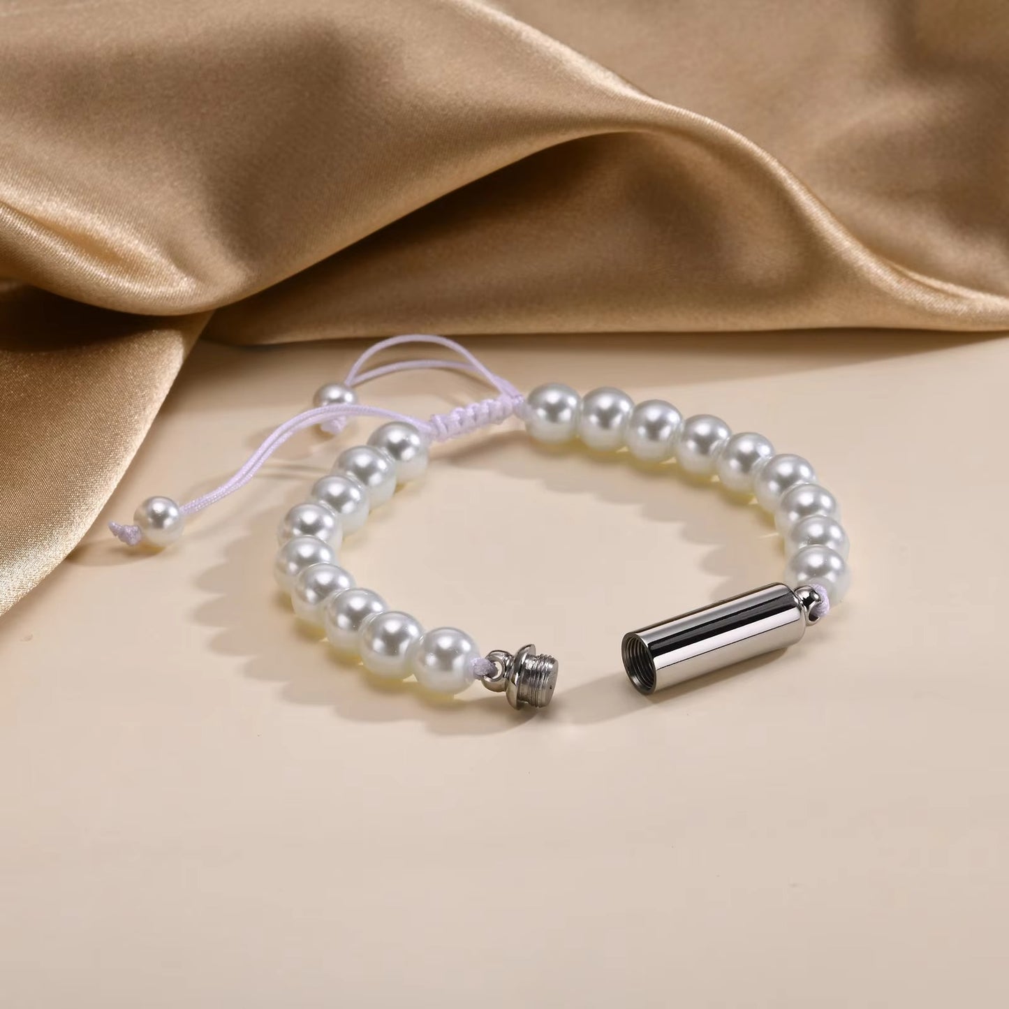 Edelstahl Perlen Armband in verschiedenen Farben "Perline in occhio di tigre no.5321" - PITANI
