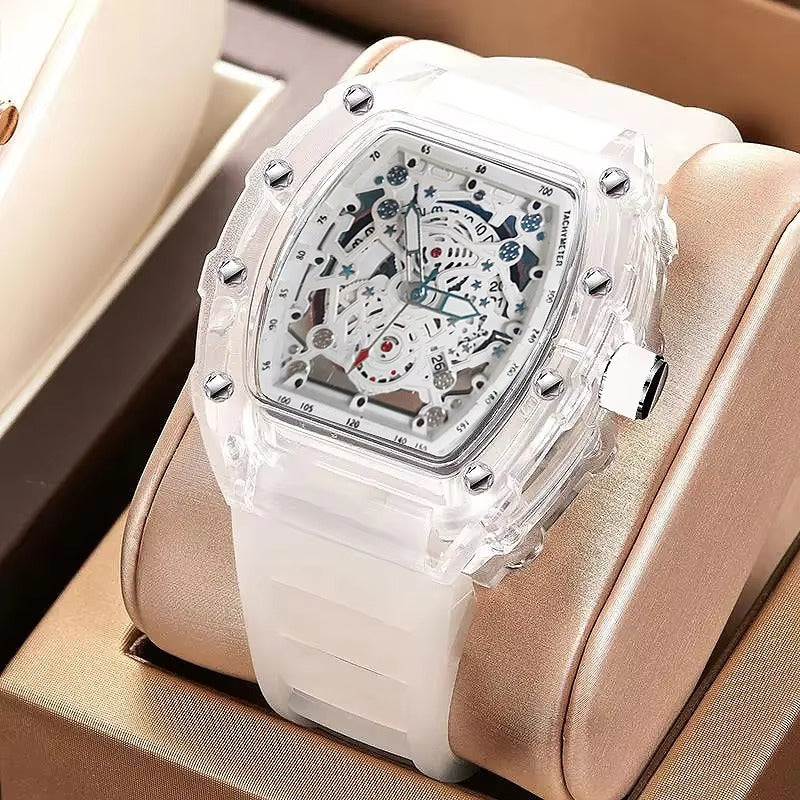 Farbenfrohe Bunte Silikon Armbanduhr "Orologio con luce notturna no.4175" - PITANI