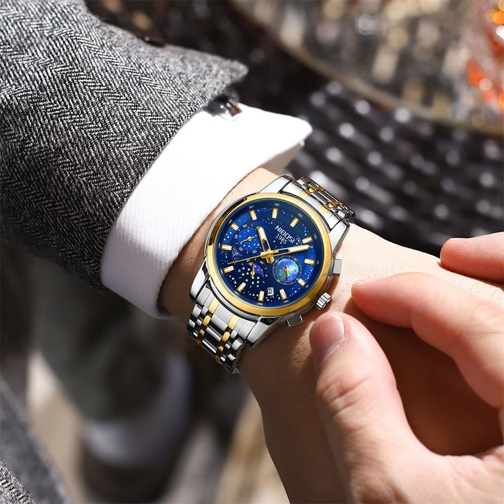 Edelstahl Armbanduhr "Cronografo alla moda al quarzo no.4162" - PITANI