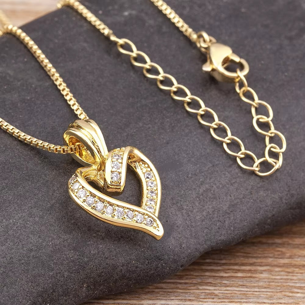 Edelstahl Halskette in Herzform "Collana con ciondolo a cuore no.4205" - PITANI