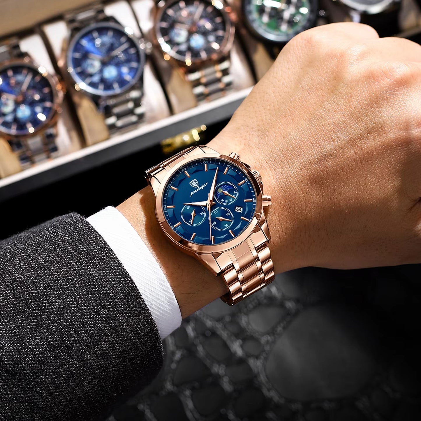 Edelstahl Armbanduhr "Luminoso impermeabile militare no.4171" - PITANI