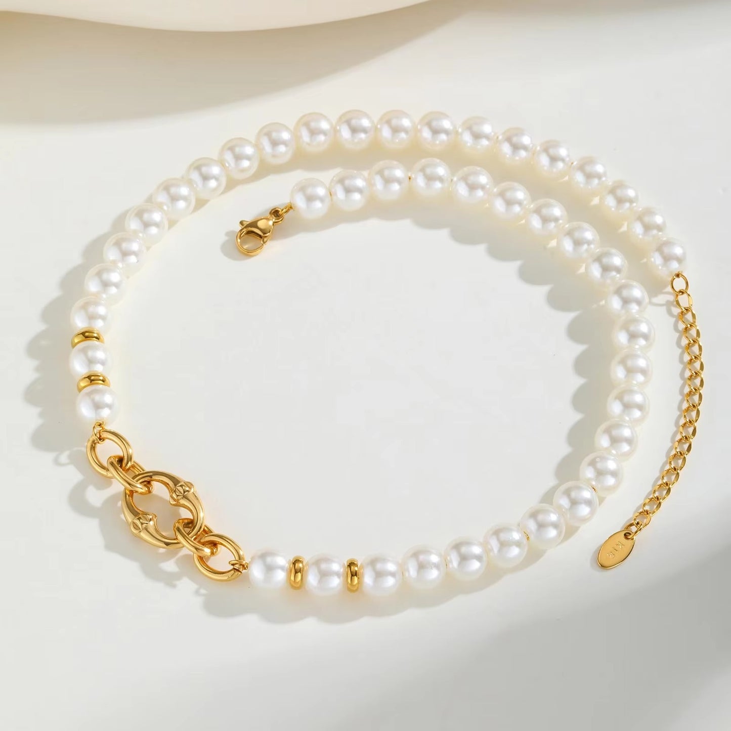 Perlen Halskette "Collana con perline di perle no.4197" - PITANI