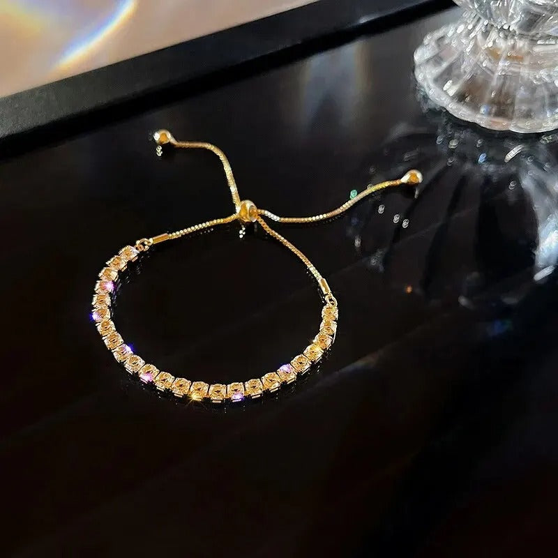 Edelstahl Glitzer Armband "Metallo di cristallo no.511" - PITANI