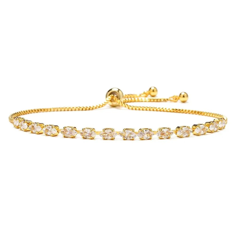 Edelstahl Glitzer Armband "Metallo di cristallo no.511" - PITANI