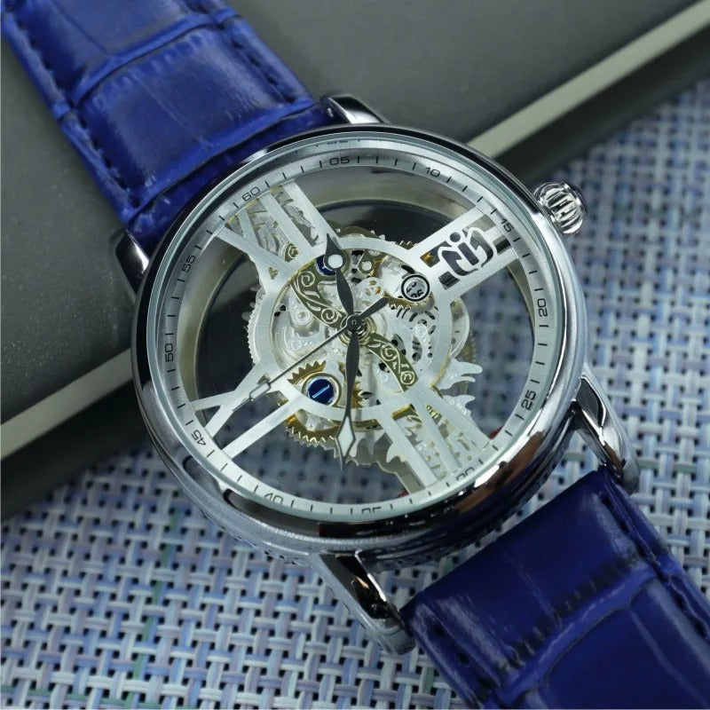 Durchsichtige Leder Armbanduhr "Moda Rotondo no. 224" - PITANI