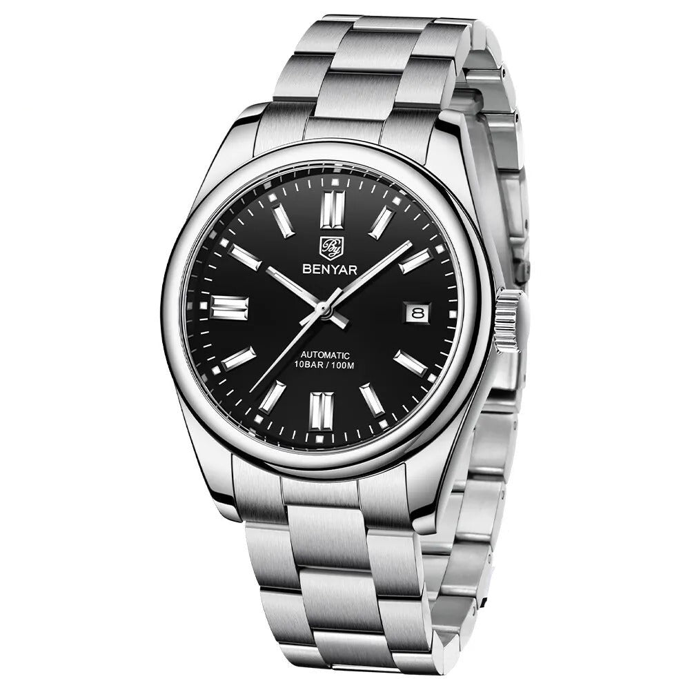 Edelstahl Automatik Armbanduhr "Impermeabile Blu no.419" - PITANI