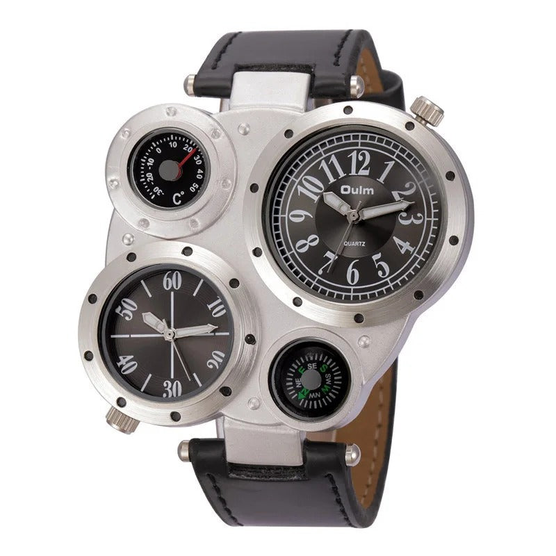 Leder Armbanduhr "Fuso Orario no.825" - PITANI