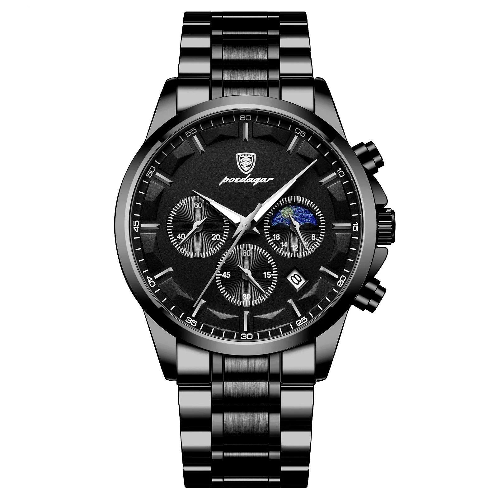 Leder/Edelstahl Armbanduhr "Orologio Pelle no.855" - PITANI