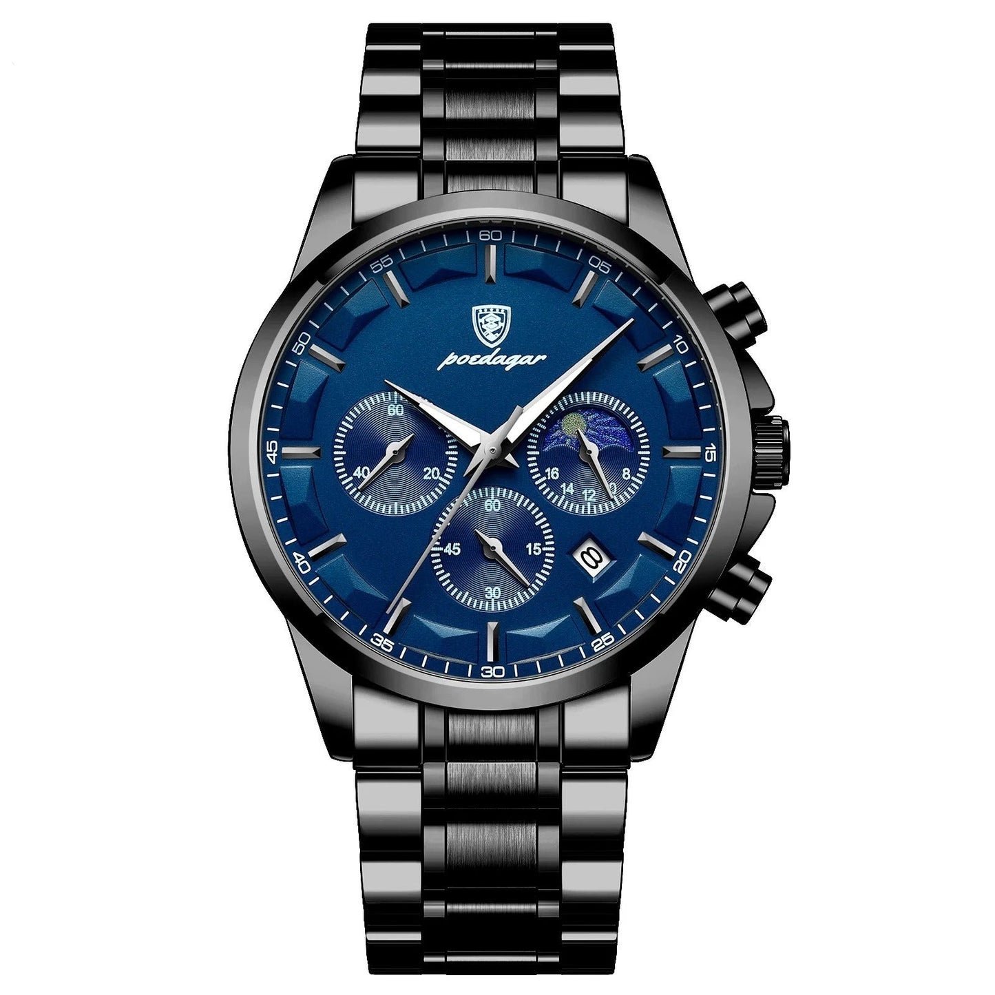 Leder/Edelstahl Armbanduhr "Orologio Pelle no.855" - PITANI