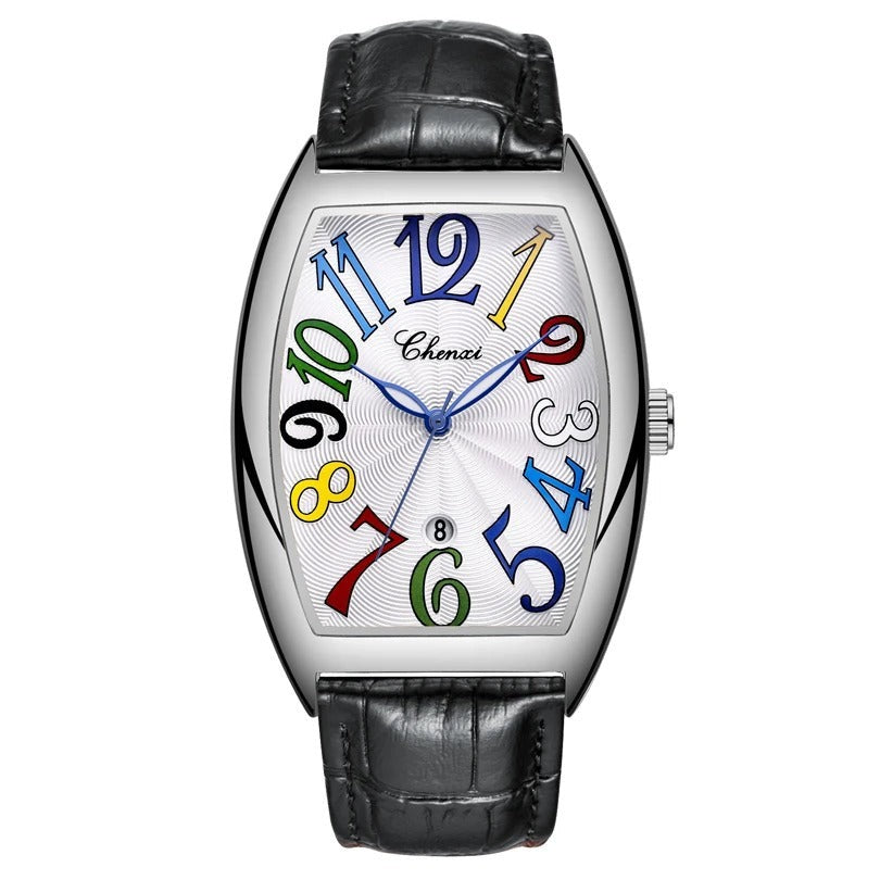 Leder Armbanduhr "Data Di Affari no.822" - PITANI