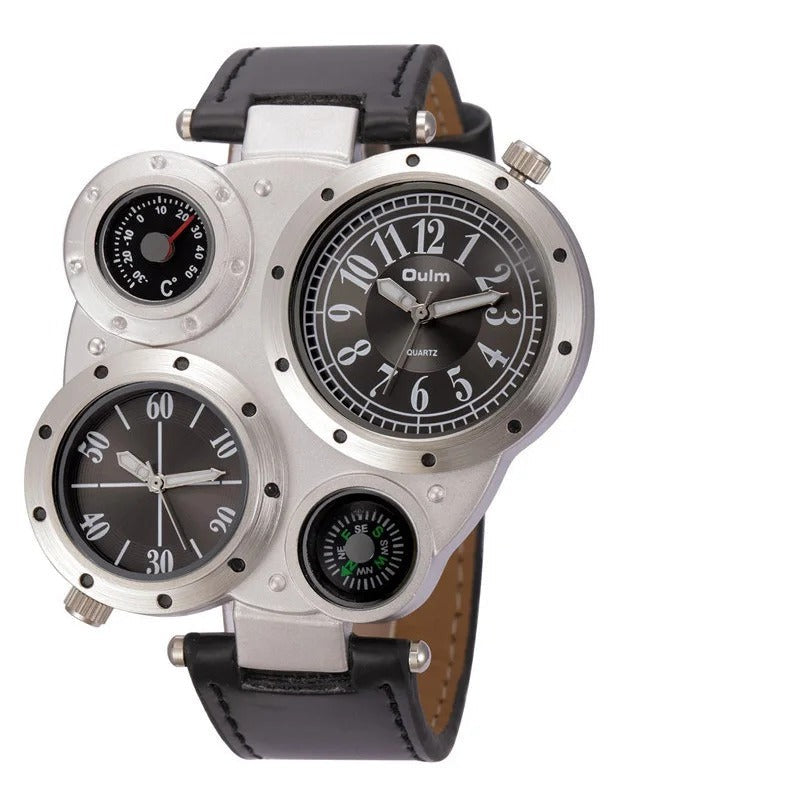 Leder Armbanduhr "Fuso Orario no.825" - PITANI