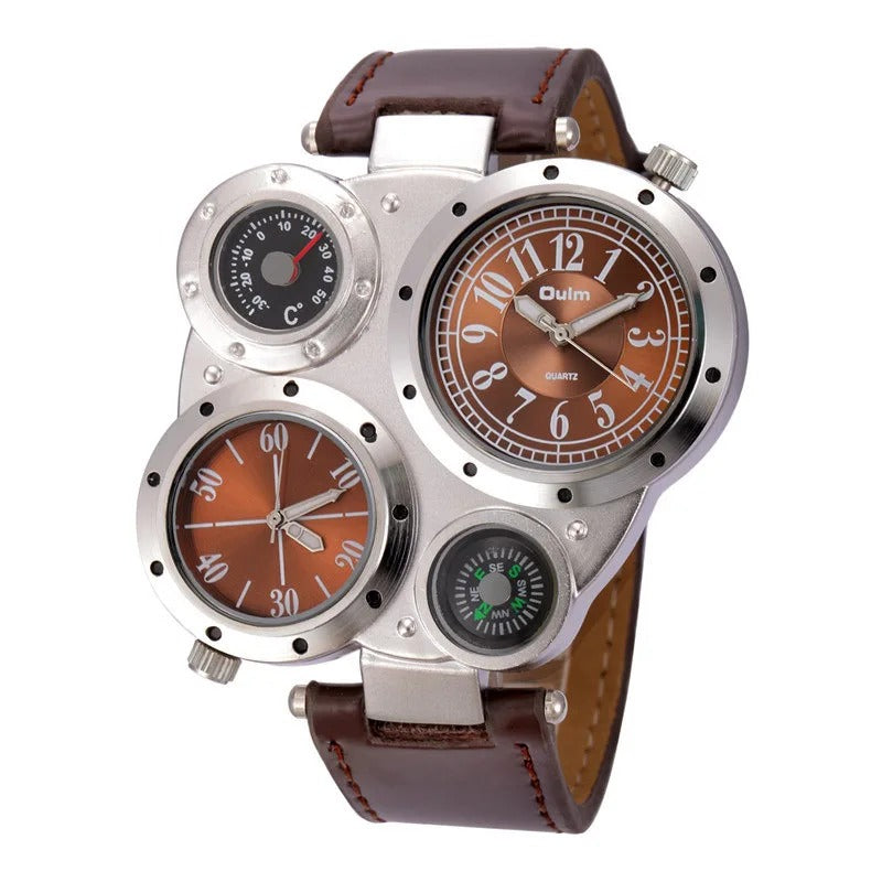 Leder Armbanduhr "Fuso Orario no.825" - PITANI