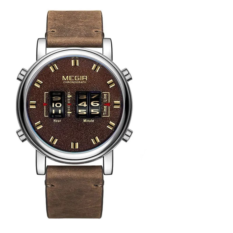 Mesh/Leder Armbanduhr "Orologio no.952" - PITANI