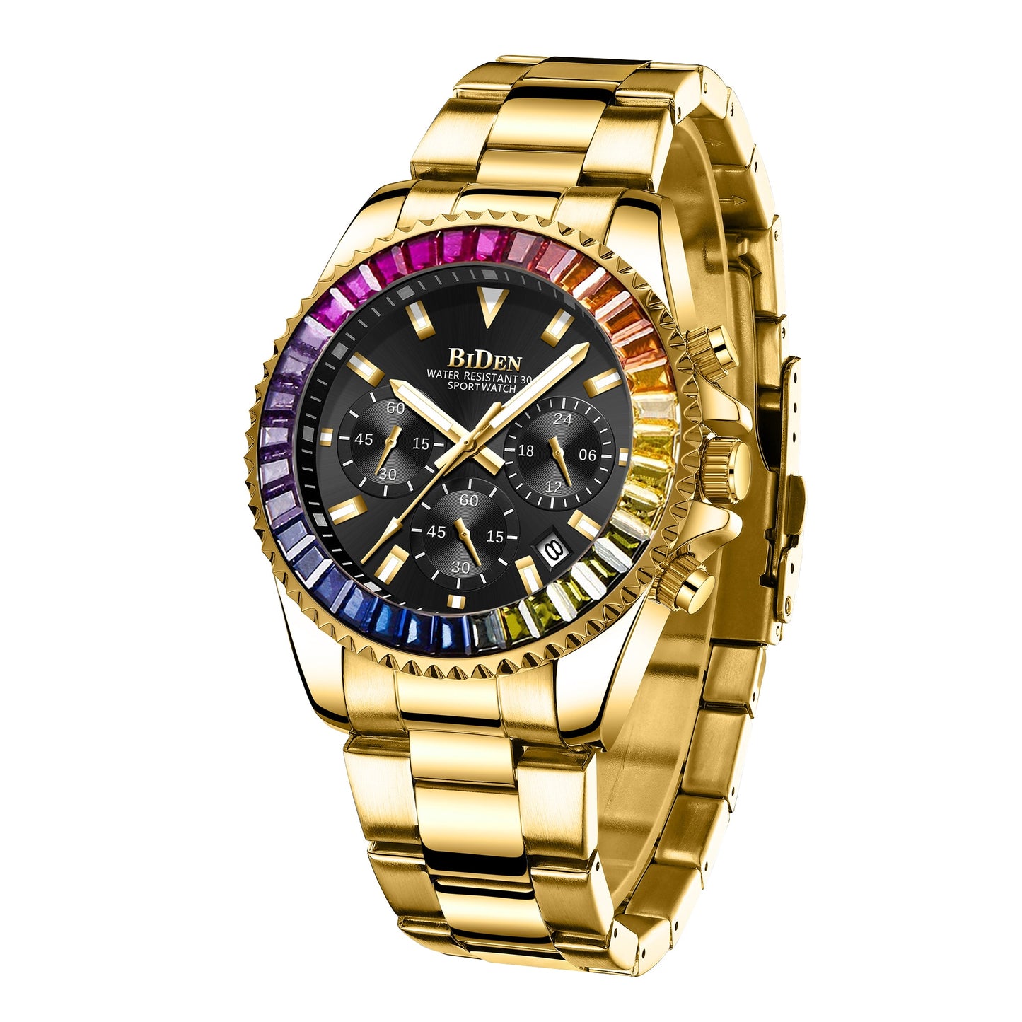 Edelstahl Armbanduhr "Orologi Colore di Brillante no.267" - PITANI