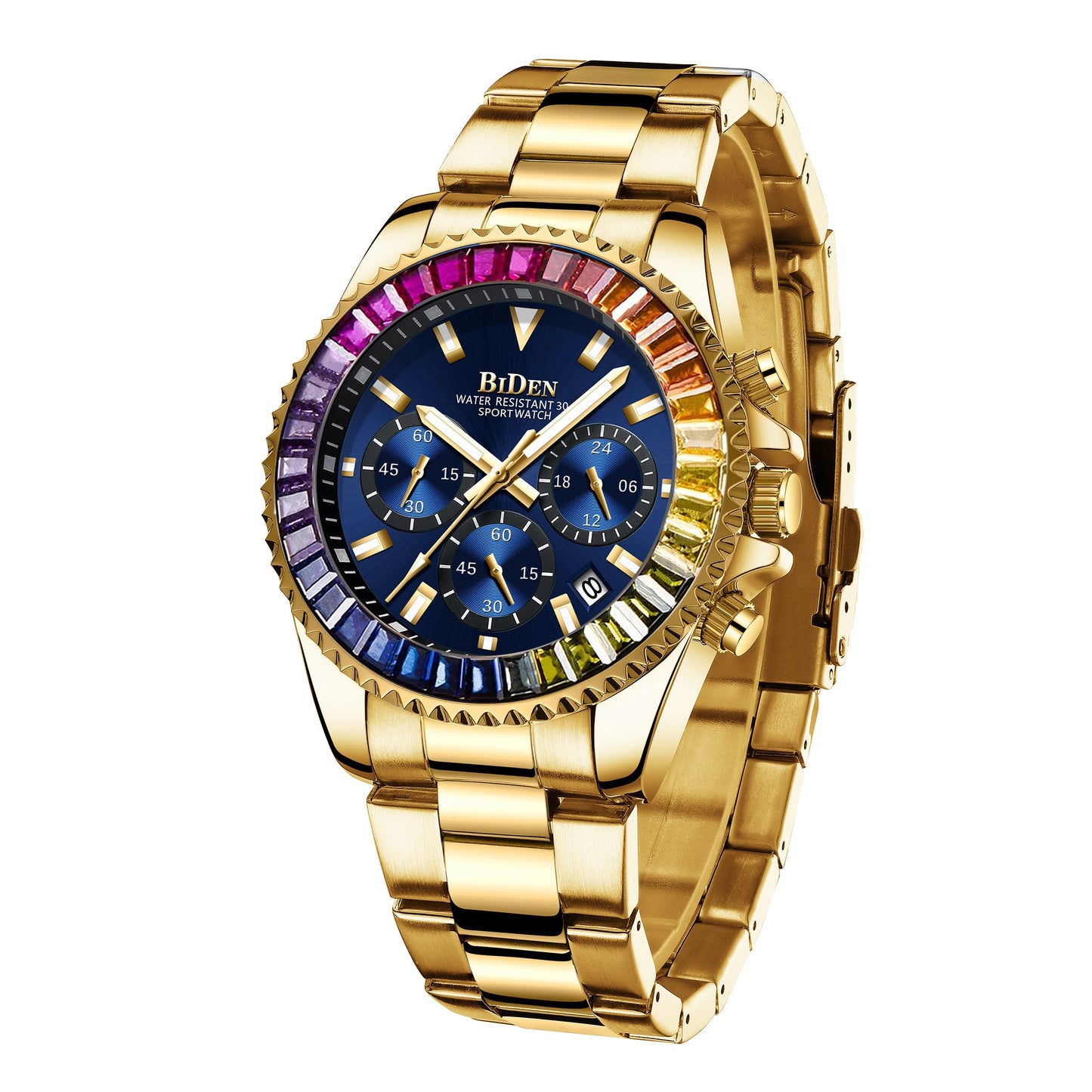 Edelstahl Armbanduhr "Orologi Colore di Brillante no.267" - PITANI