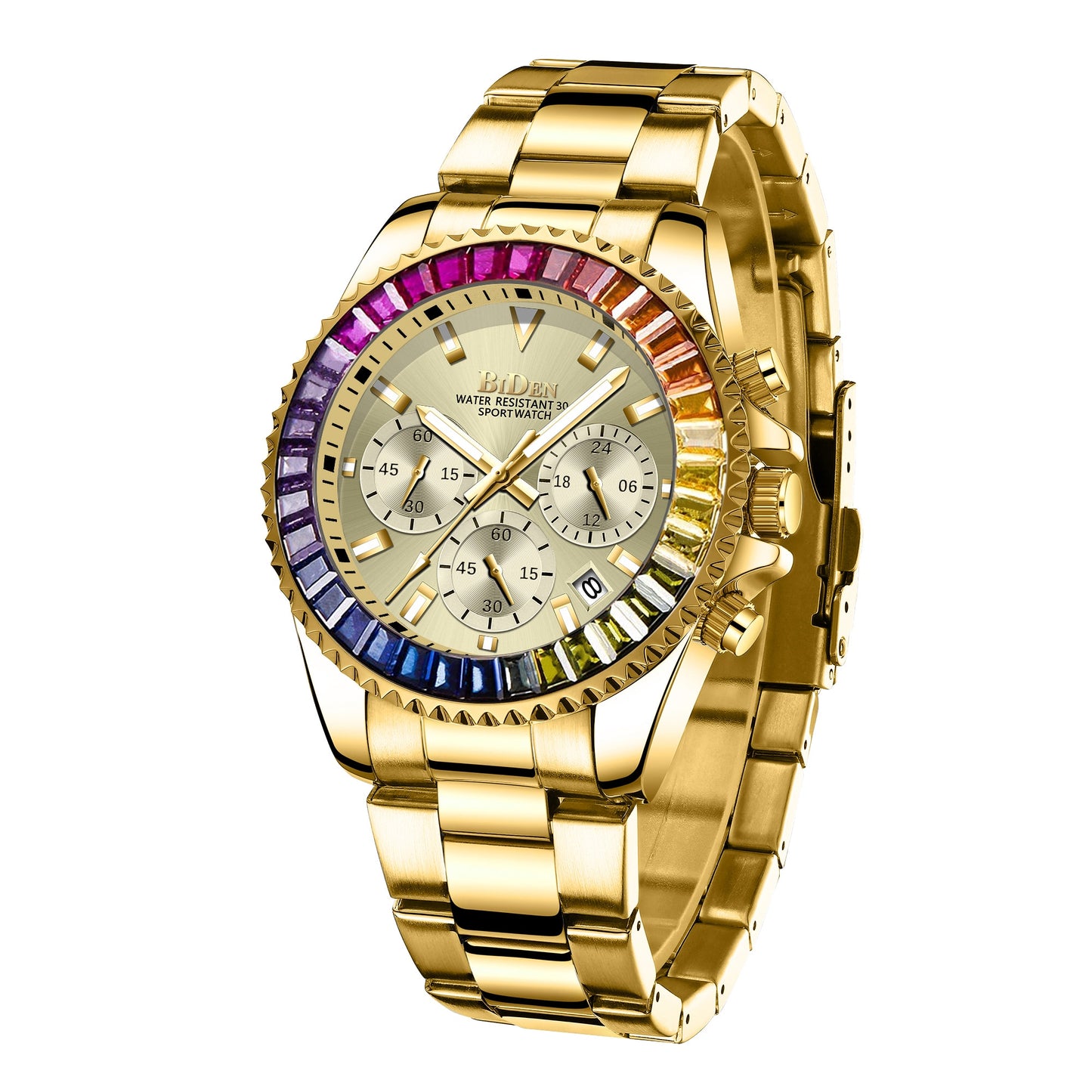 Edelstahl Armbanduhr "Orologi Colore di Brillante no.267" - PITANI
