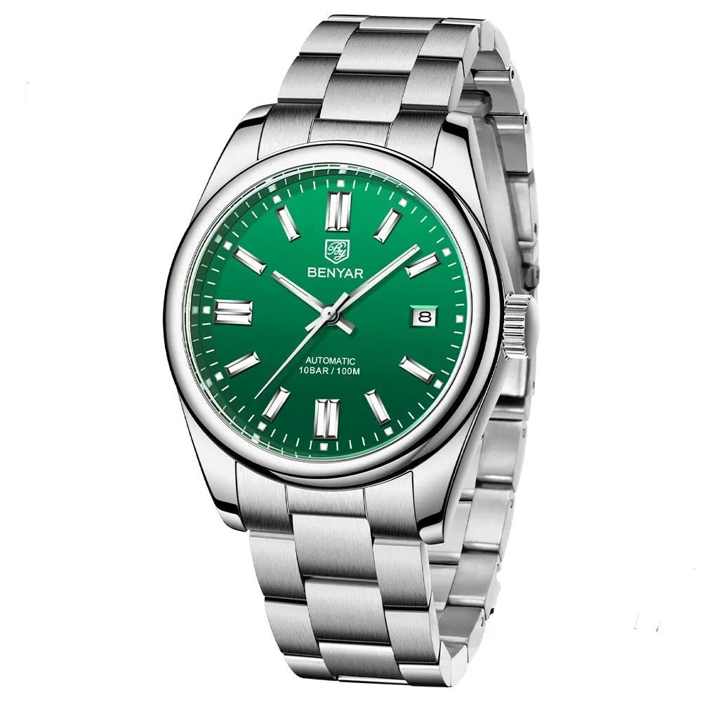 Edelstahl Automatik Armbanduhr "Impermeabile Blu no.419" - PITANI