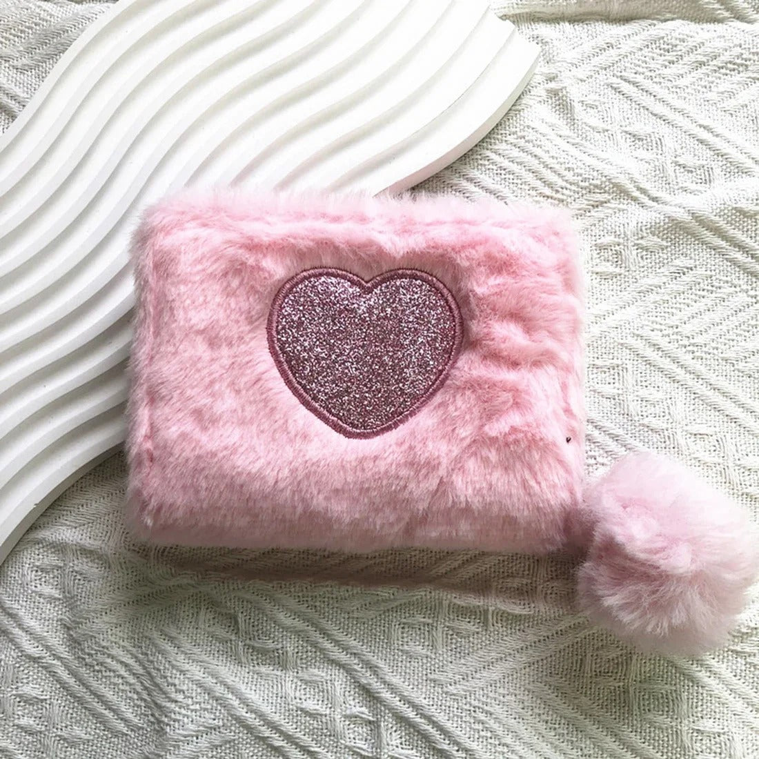 Premium Plüsch Geldbeutel "Amore ricamato no.320" - PITANI