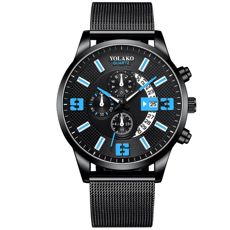 Mesh Armbanduhr "Orologio con calendario no.951" - PITANI