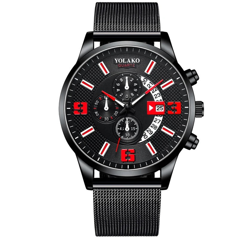Mesh Armbanduhr "Orologio con calendario no.951" - PITANI