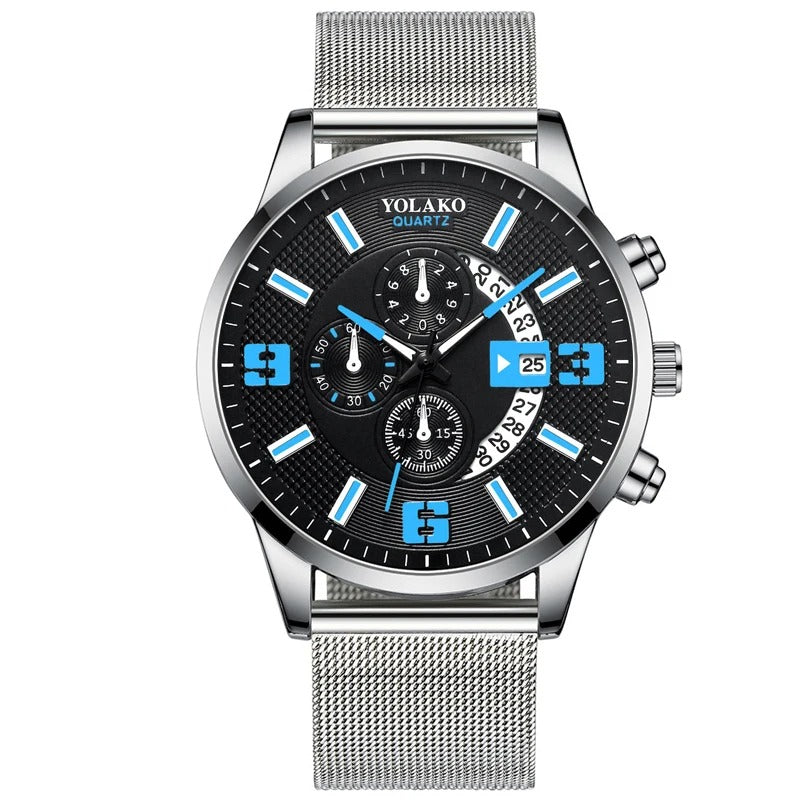 Mesh Armbanduhr "Orologio con calendario no.951" - PITANI