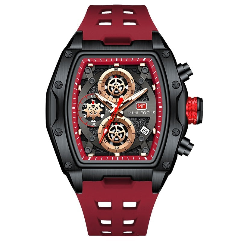 Edelstahl Armbanduhr "Cinturino Nero no.276" - PITANI