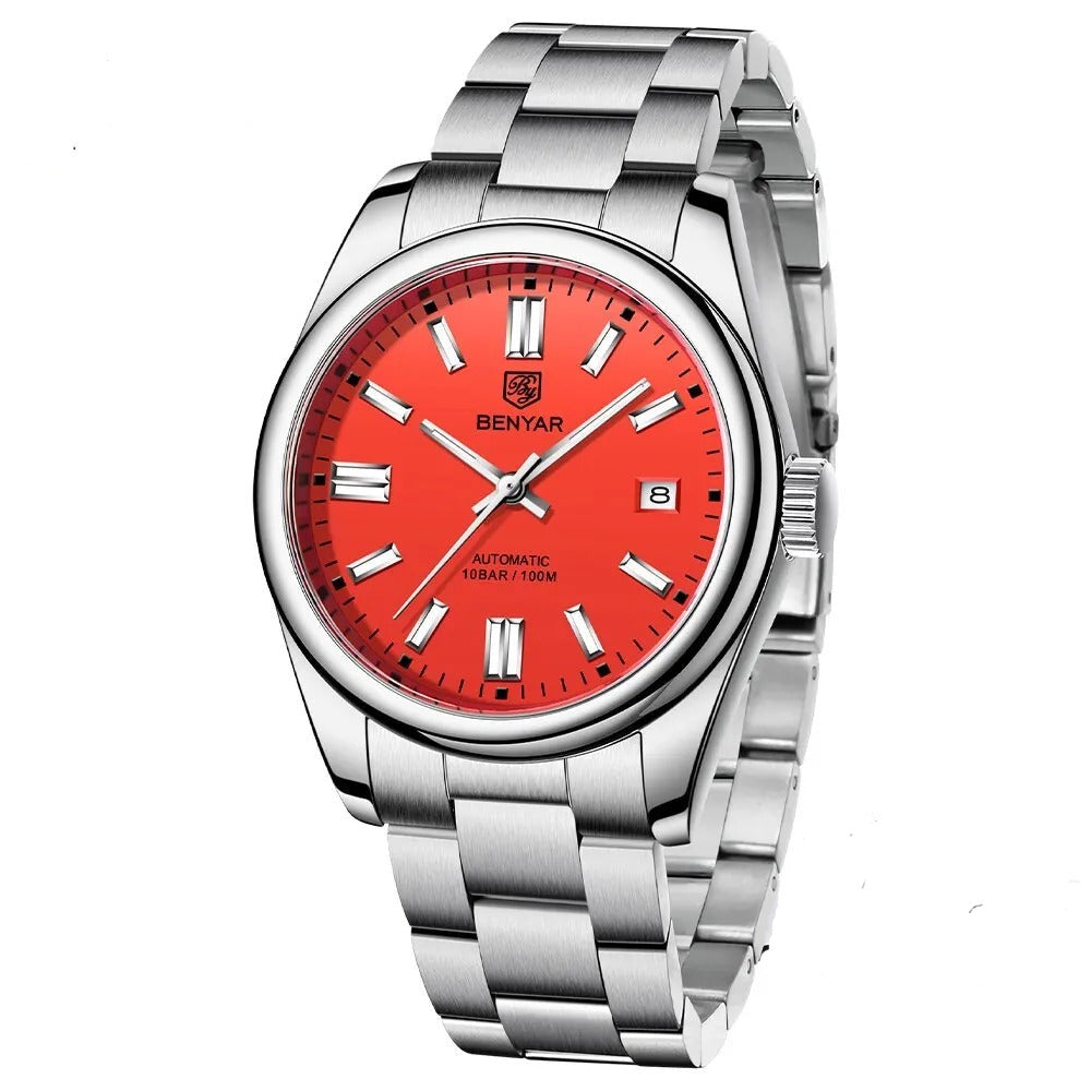 Edelstahl Automatik Armbanduhr "Impermeabile Blu no.419" - PITANI