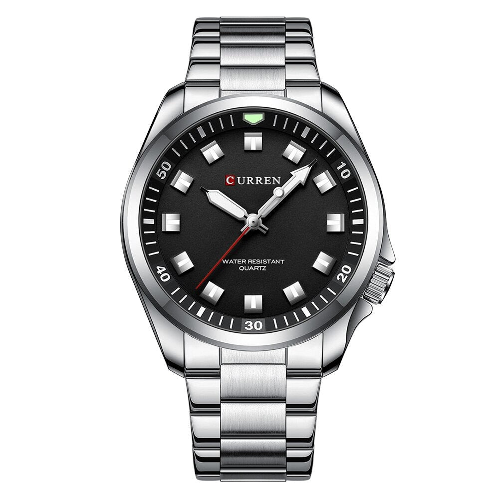 Edelstahl Armbanduhr "Vetro Zaffiro no.409" - PITANI