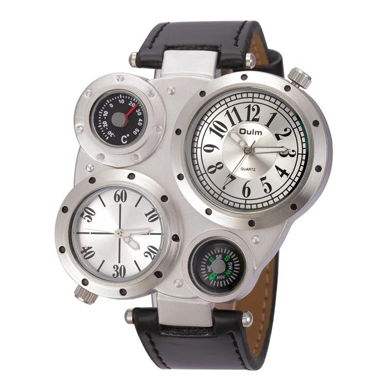 Leder Armbanduhr "Fuso Orario no.825" - PITANI